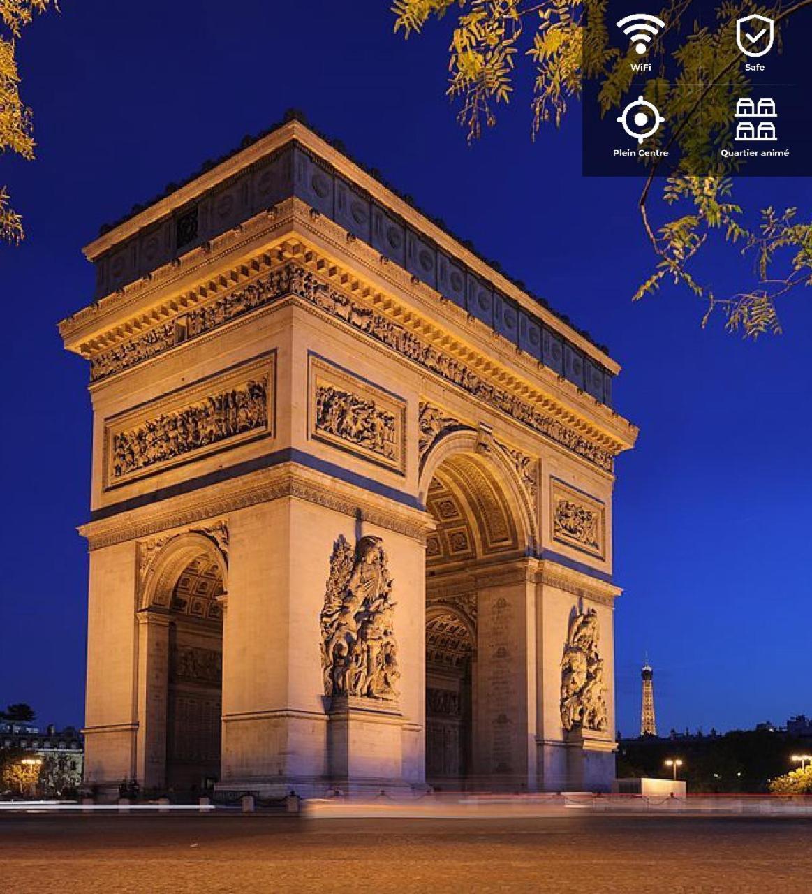 Cosy Appartment Arc De Triomphe Champs Elysees Paris Exterior photo
